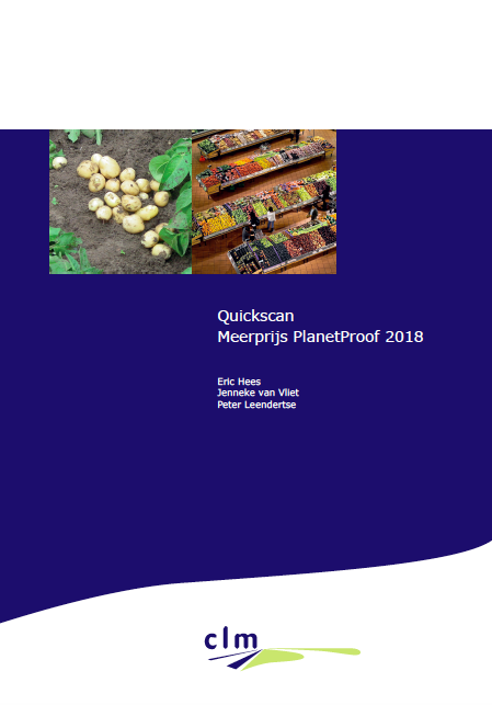 Quickscan meerprijs PlanetProof 2018 image