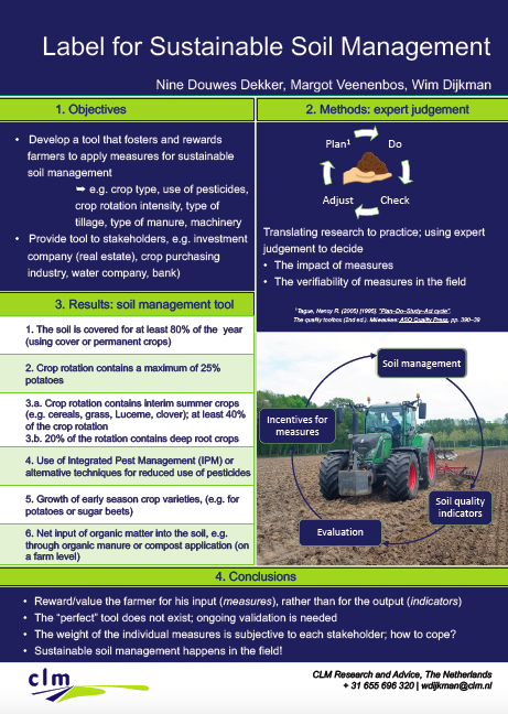Label for Sustainable Soil Management image