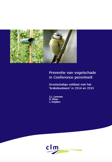Preventie vogelschade in Conference perenteelt image