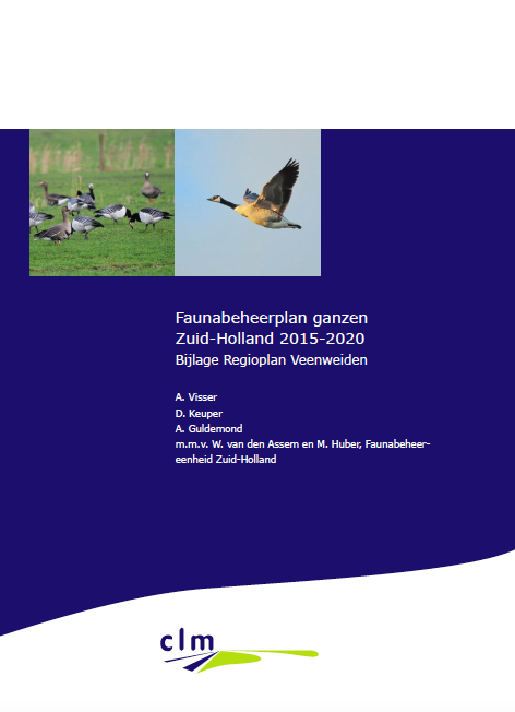 Regioplan Veenweiden, Faunabeheerplan Ganzen Zuid-Holland 2015-2020 image